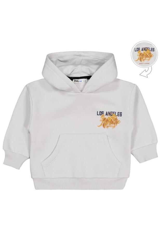 Los Angeles Printed Sweatshirt for Ages 2-5 - Gray 4-5 Years