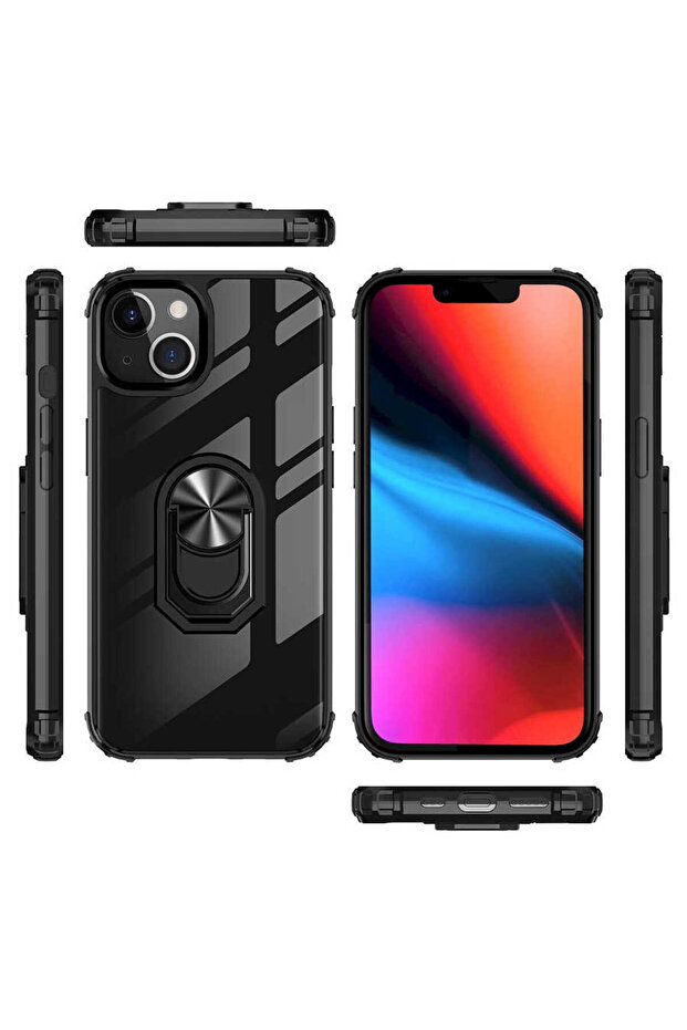 iPhone 13 Mini Compatible Tcmk Break Case-Red - 4