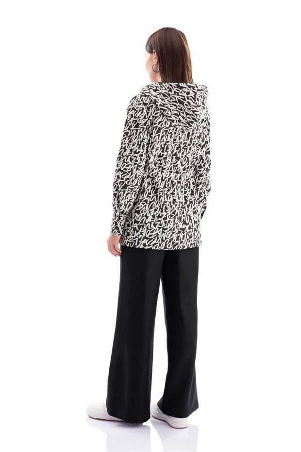 Kapüşonlu Trençkot - 3