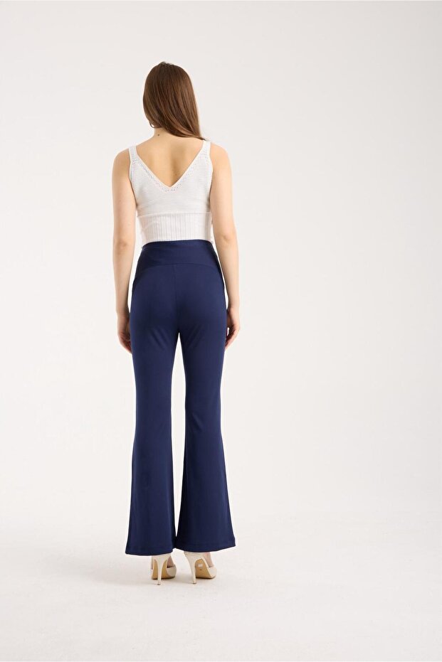 İSPANYOL PAÇA DALGIÇ KUMAŞ HAMİLE PANTOLONU - 5