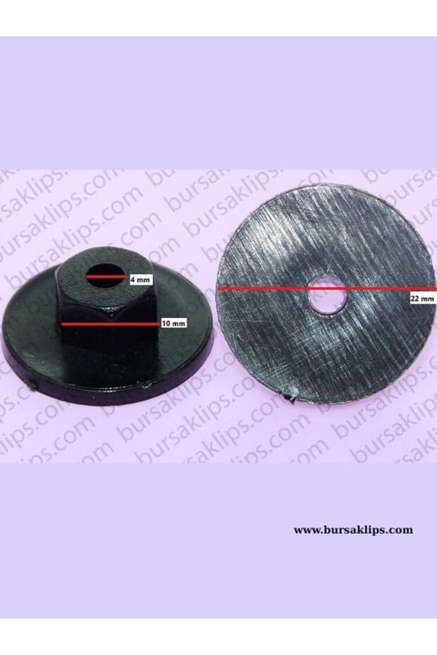 3208- Audi, Volkswagen, Seat, Skoda, Opel Plastic Nut N90474001 (10 Pieces)
