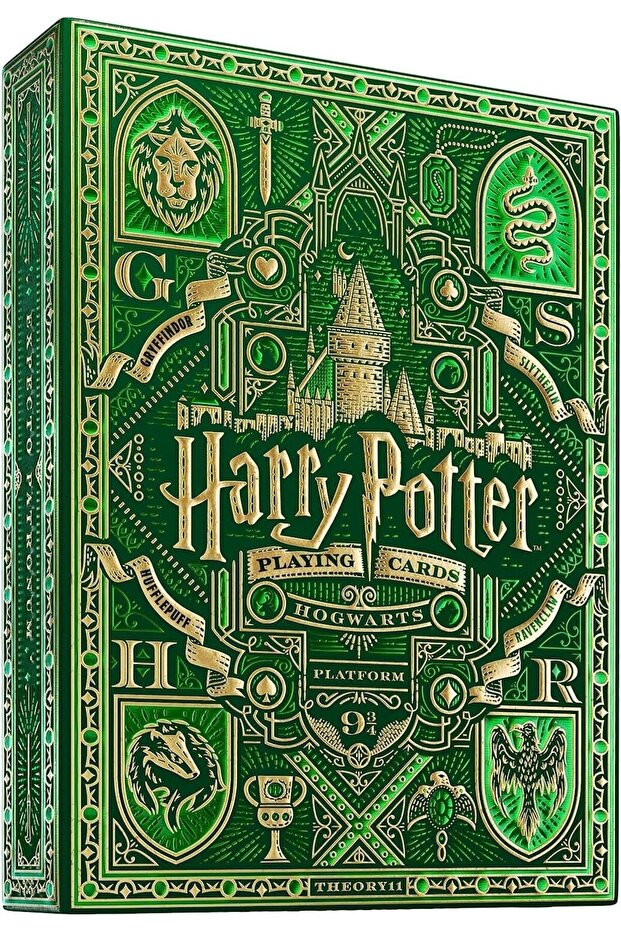 Harry Potter Green Slytherin Playing Card