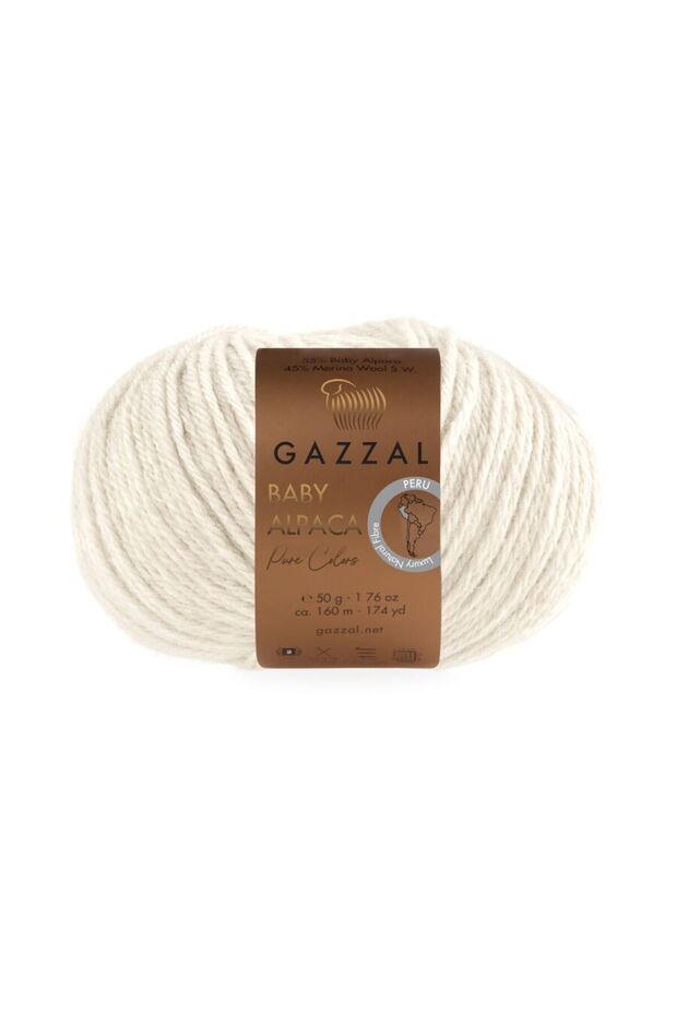 Pure Color 55% Baby Alpaca 45% Merino Wool – 50 g 160 m Knitting Yarn-6450