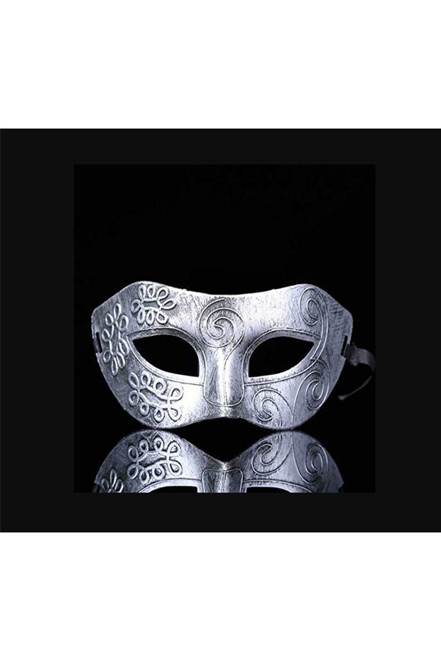 Party Mask Silver Color Antique Model