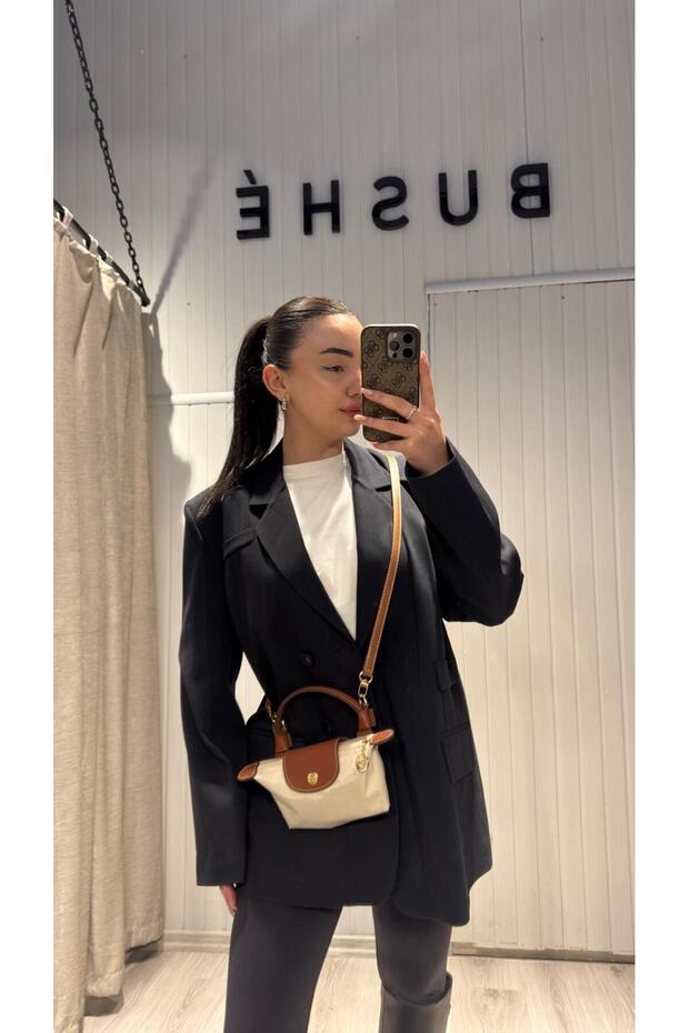 OVERSİZE KUMAŞ BLAZER - 1