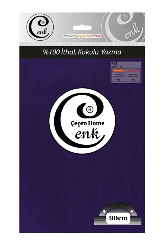 Plain Color Bagged Embroidery Writing 432 Spirit Color 90 cm Scarf Headscarf Quality Cotton Scented Writing
