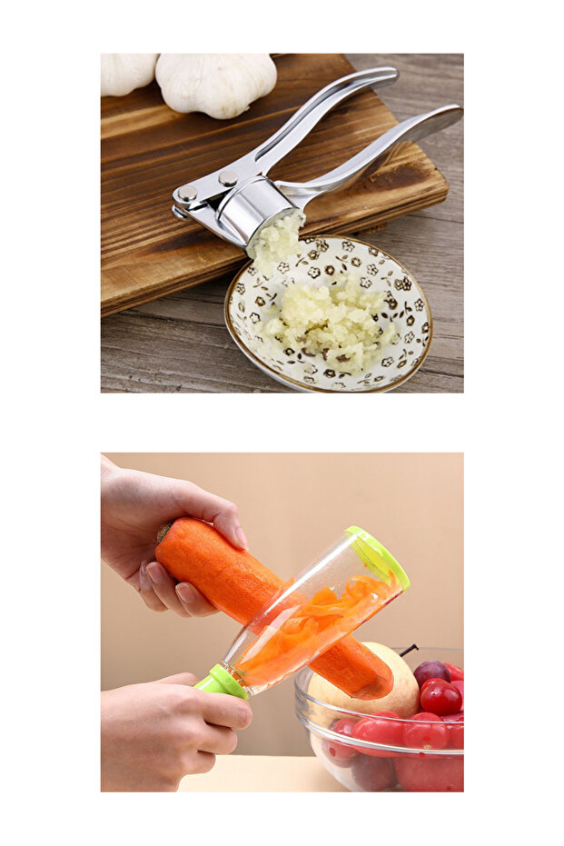 Garlic press + vegetable peeler - 1