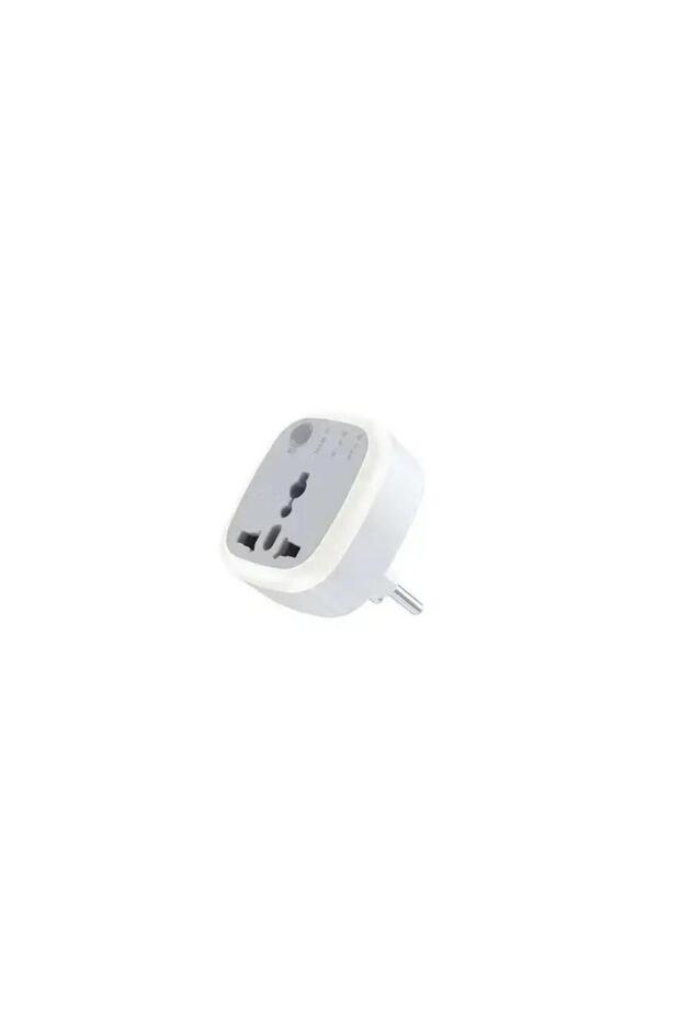 Universal EU Conversion Plug with Timer & LED Light – 2450W, 10A Safety Adapter