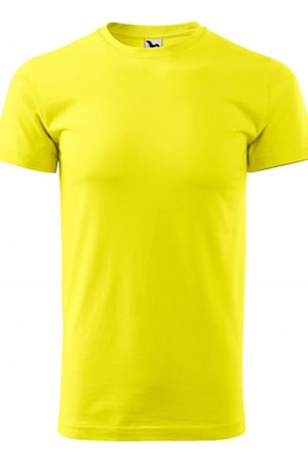 - Tricou bărbătesc Basic, lămâie, mărimea M