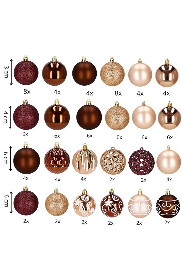 Коледна украса - Kафяво - 23