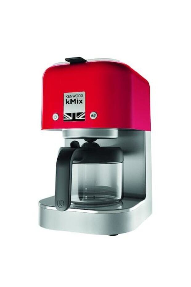 Kmix Coffee Maker COX750RD, 1000W, 750 ml, Metal Housing, Aroma Strength Control, Red - 1