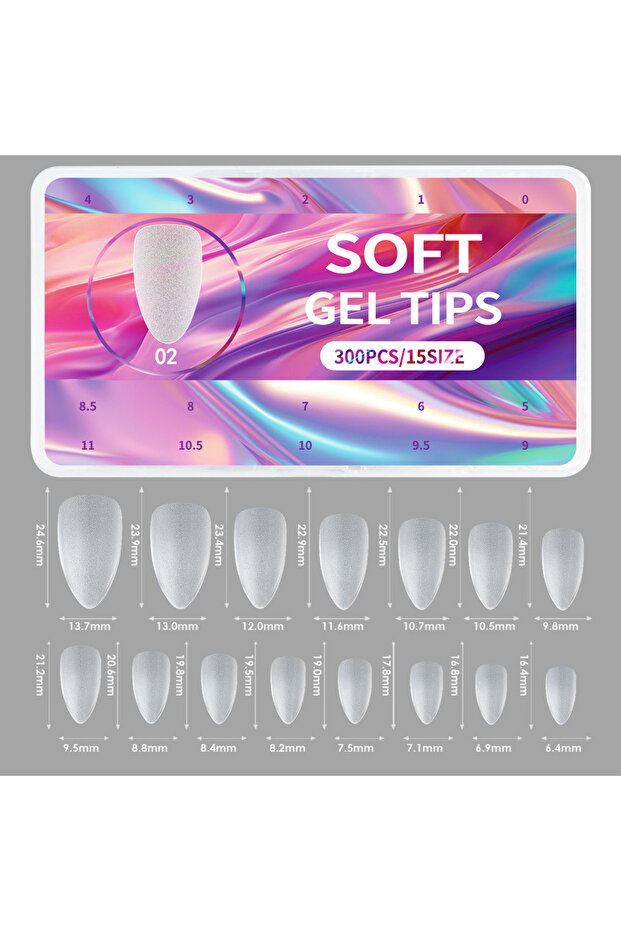 02 New 300pcs Matte Fake Nails NO Polishing Press on False Nails Medium Short Design High Matt Soft