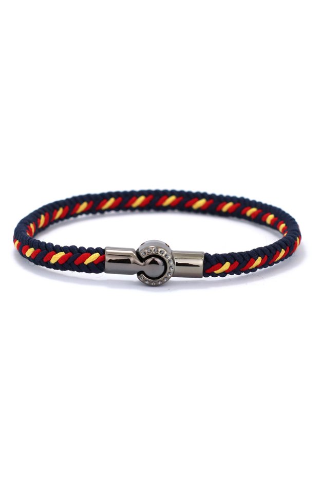 20.5cm 8.1Inch navy Stylish Ethnic Rope Bracelet For Men Women Handmade Weaven Wrap Braslet Bangle M