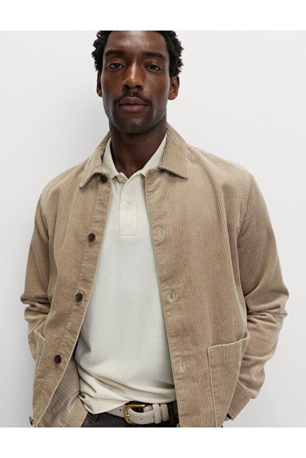 Kadife Gömlek Ceket - 6