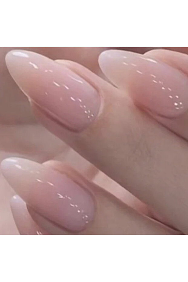 Pink Short Press on Nails, BettyCora Square 24 Pcs Spring Summer Gel Press-On Acrylic Fake False Gel