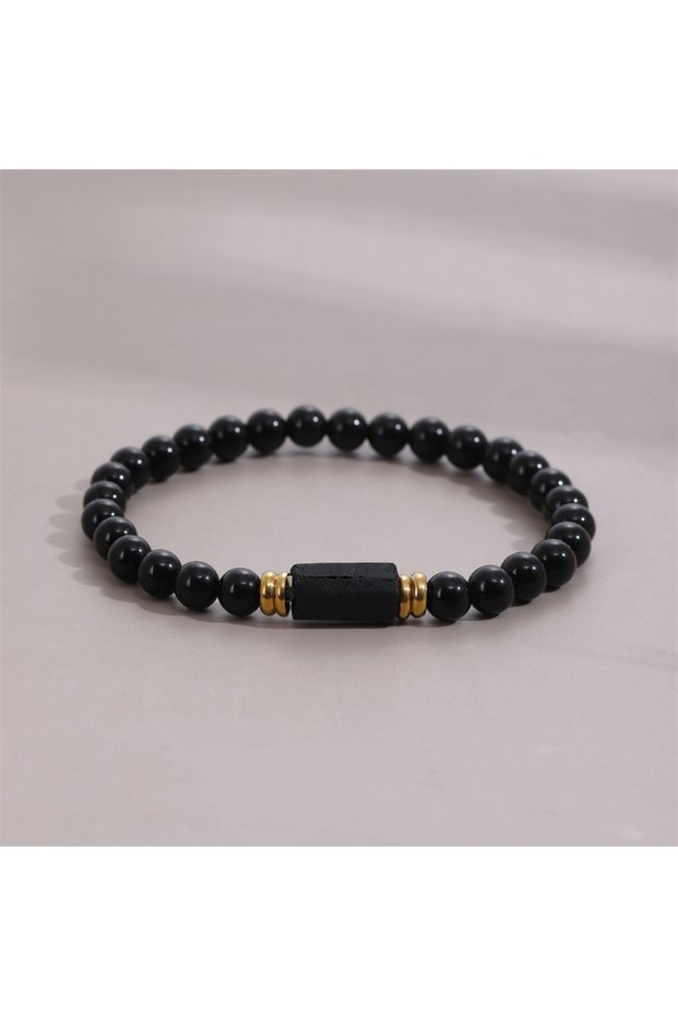 MULTI 17.8cm Tourmaline Raw Black Tourmaline Black Tourmaline bracelet, 6mm wrist mara, protection,