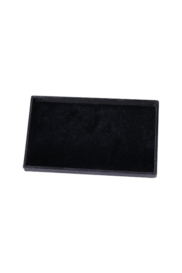 Empty pallet 1PC, Flocking Jewelry Box Jewelry Tray, Color: Black