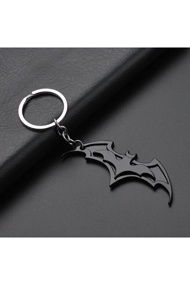 Black color Bat Keychain - Anime-Inspired High-End Car Keyring, Creative Couple Keychains for Men &