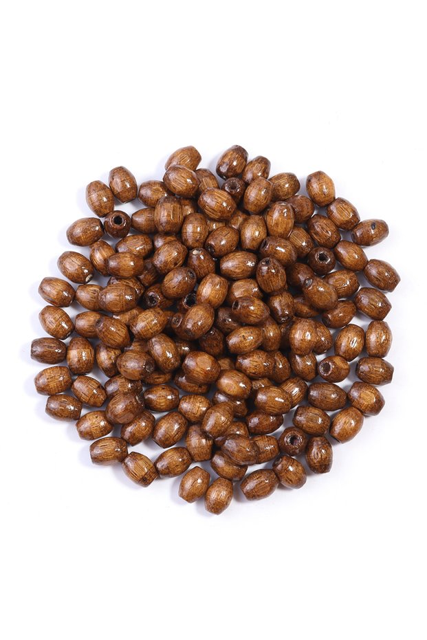 6x8mm 500pcs Light Brown 250-500pcs Brown Natural Wooden Beads 6x8mm Eco-Friendly Wood Round Loose b