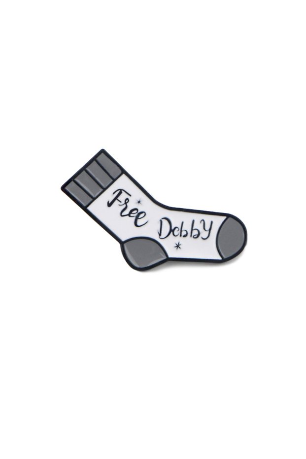 1 Kawaii Socks Enamelled Brooches Cute Magic Pins Clothing Backpack Lapel Badges Fashion Jewelry Ac.