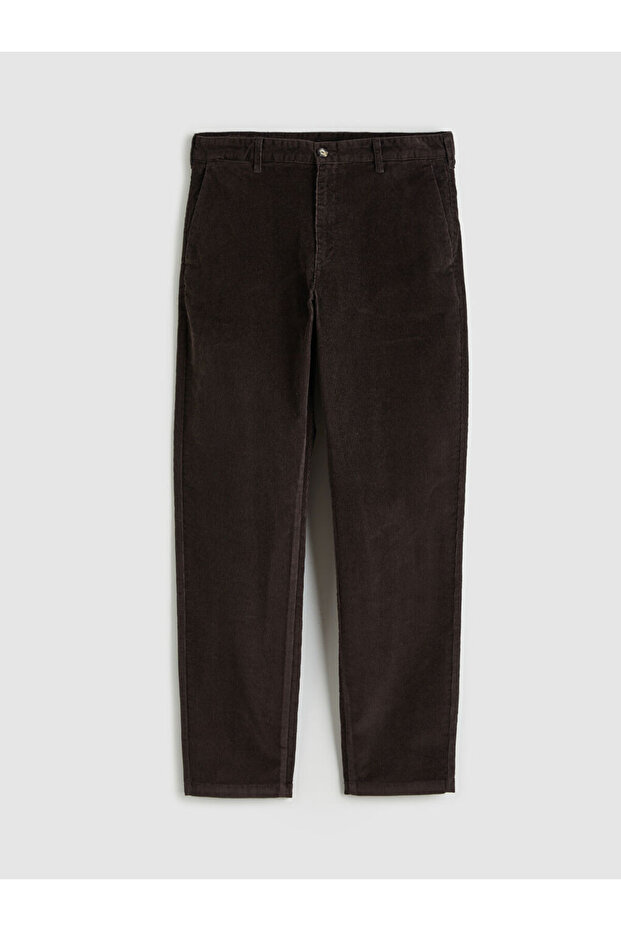 Esvab • Modern & Distinctive Standard Fit Velvet Men's Trousers