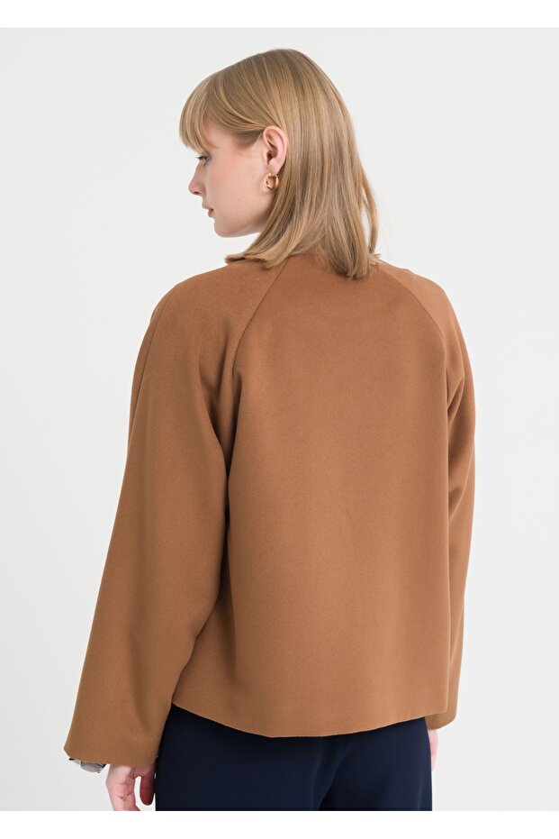 Tek Düğmeli Kısa Kaban - 3