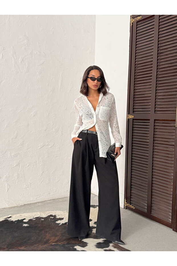 Pilise Dantel Gömlek - 2