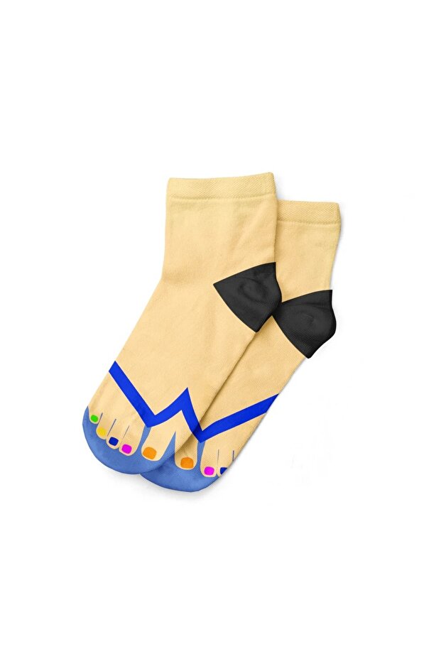 Digital Printed Booties Socks - 4