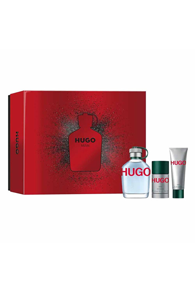 Hugo Man For Men Set Eau De Toilette 125ml + Deo Stick 70g + Sg 50ml