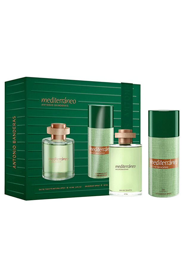 Mediterraneo For Men Set Eau De Toilette 100ml + Deodorant Spray 150ml