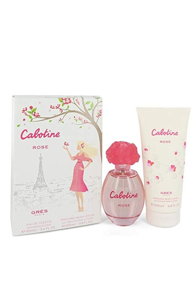 Cabotine Rose For Women Set Eau De Toilette 100ml + Bl 200ml