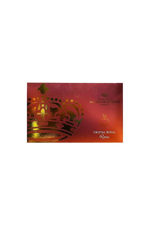 Cristal Royal Rose For Women Set Eau De Parfum 50ml + Bl 150ml + Pouch