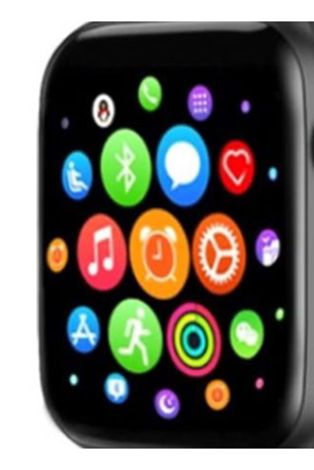 ساعة ذكية تعمل بتقنية بلوتوث، تدعم المكالمات باللمس الكامل، مزودة بحزام قابل للاستبدال، لون أسود، متوافقة مع نظامي أندرويد وiOS - 4