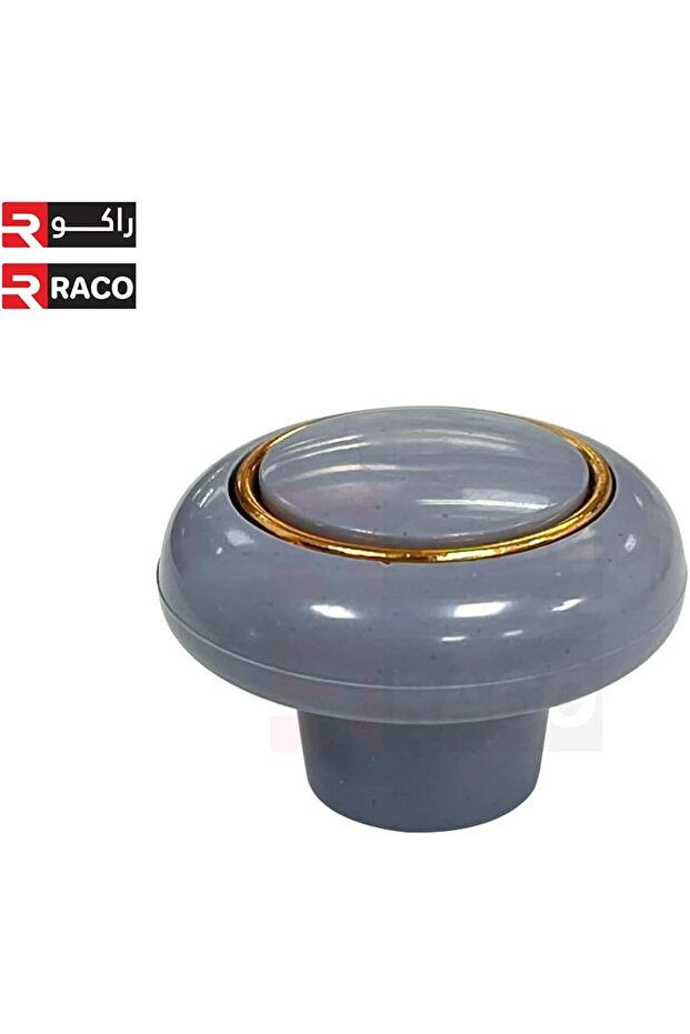 مقابض أدراج وخزائن أثاث حديثة (6 قطع، رمادي PVC) - 4