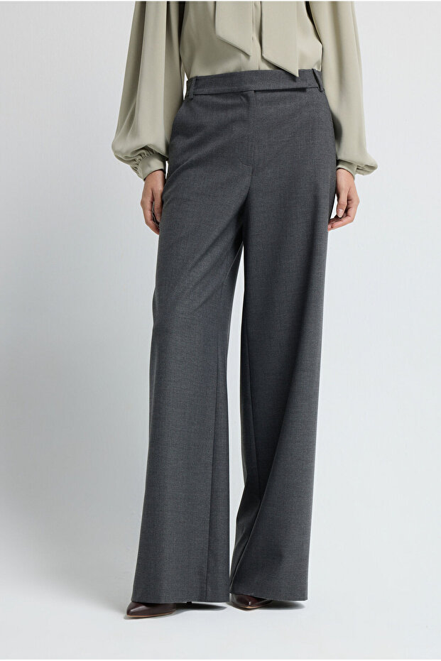 Geniş Paça Pantolon - 4