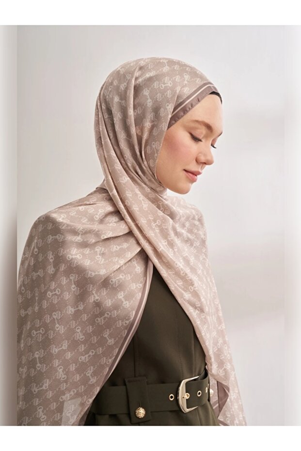 İTHAL VUAL MONOGRAM DESEN ŞAL - 3