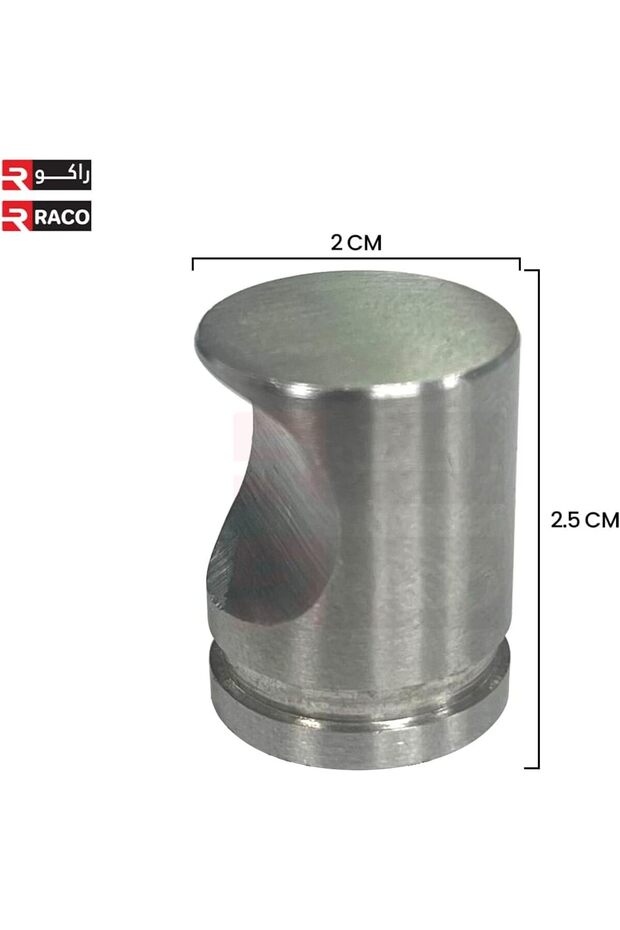 مقابض أدراج وخزائن أثاث حديثة (6، أسطوانة من الفولاذ المقاوم للصدأ) - 3