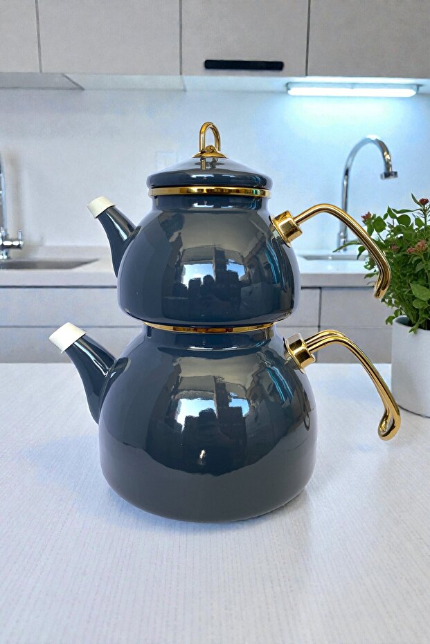 Emaye Çaydanlık - 3