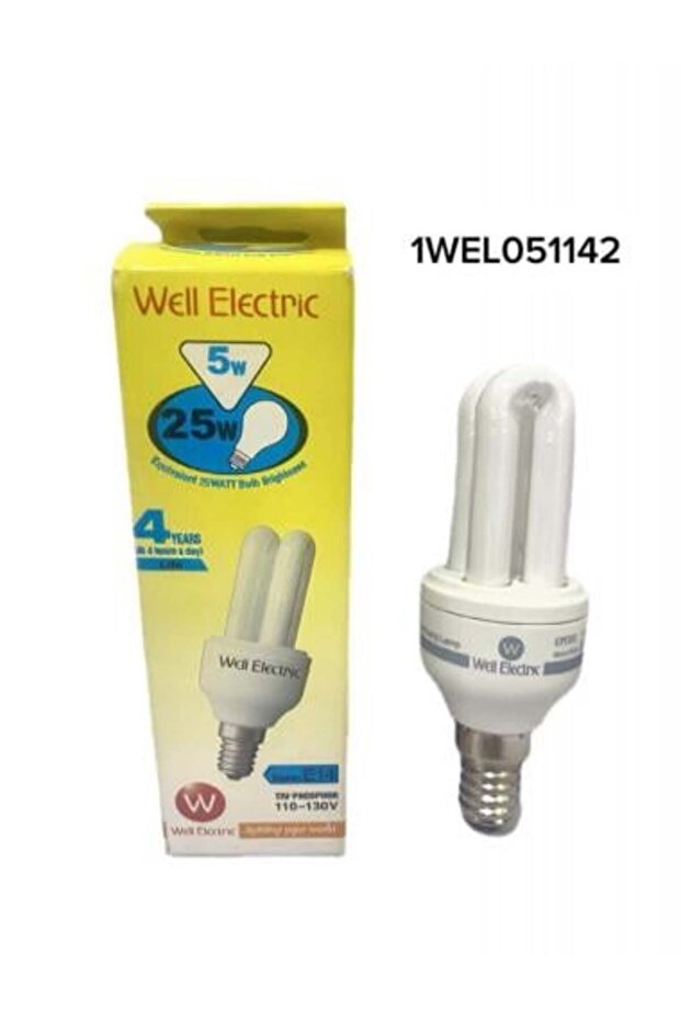 كبسولة WELL 5 w 110v E14 WW 2U عدد 5 حبة