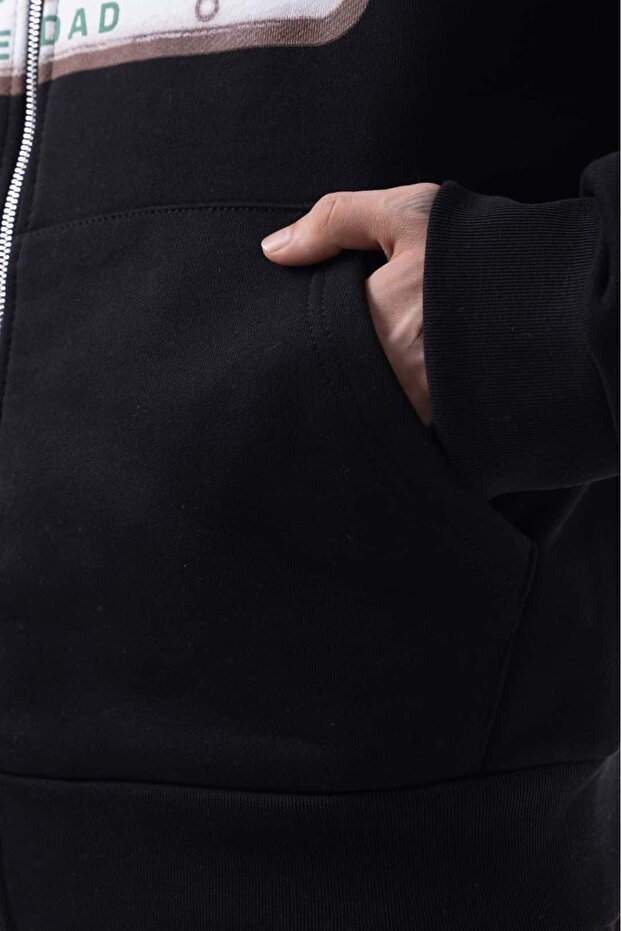 DİEGONEL PLAKA BASKILI ZİP - 5