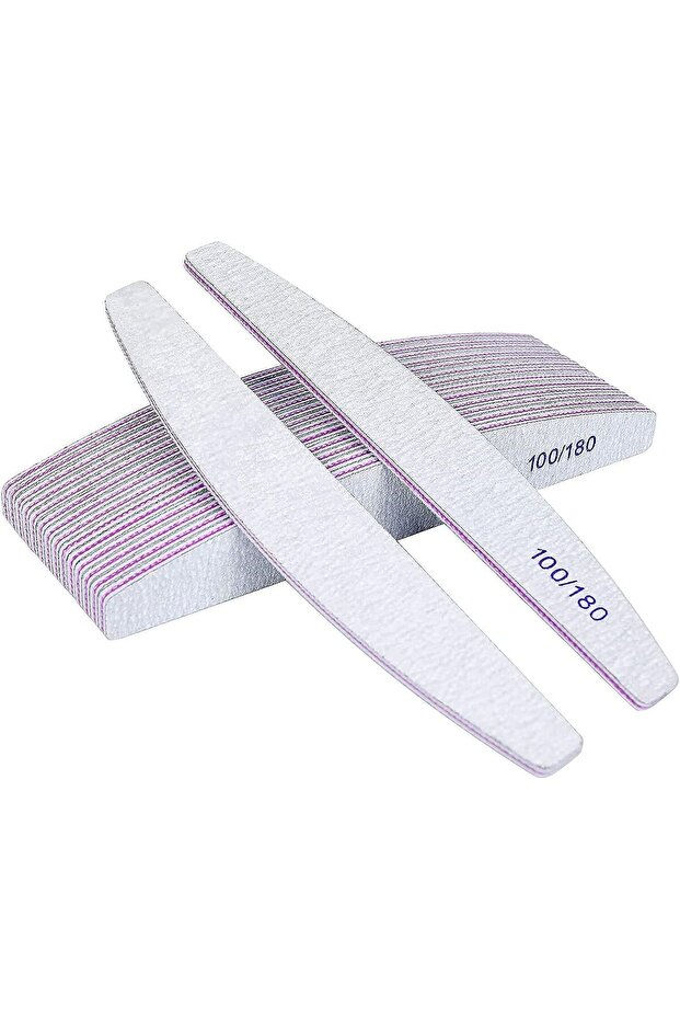 Professional Nail Filer 10 PCS Set | Nail Styling Tools for Home and Salon Use (100/180 Grit)