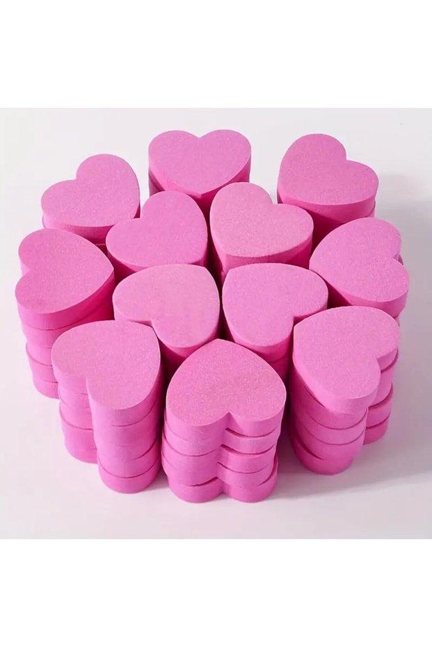 Heart Mini Buffer Nail Top Buffer Files Heart Buffer Nail 100 Pieces Big Pack