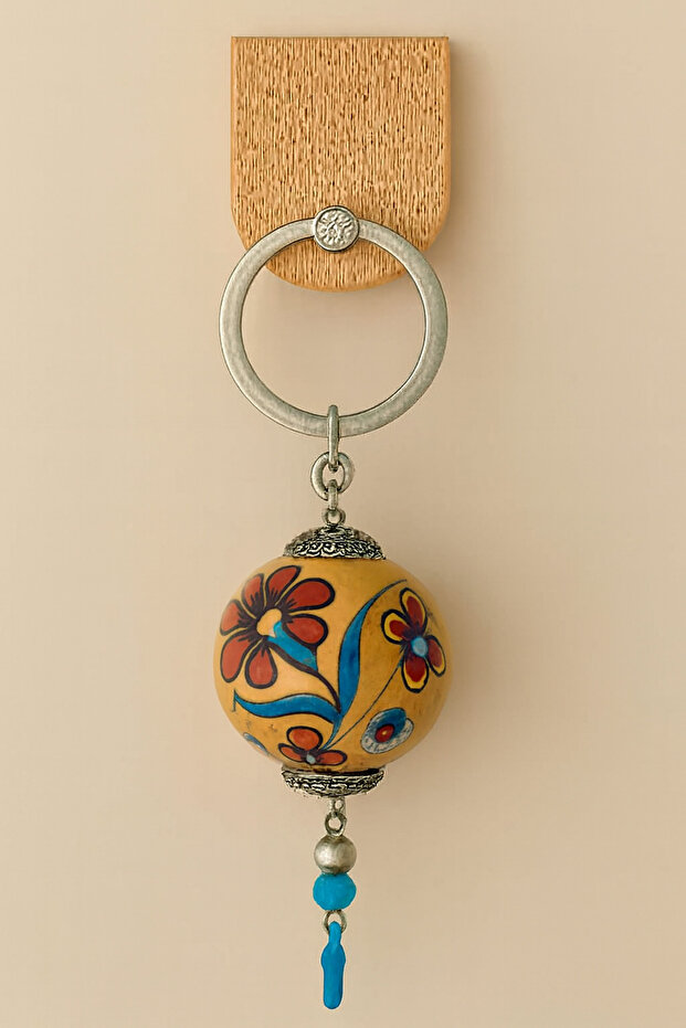 Handmade Chinese Ceramic Keychain