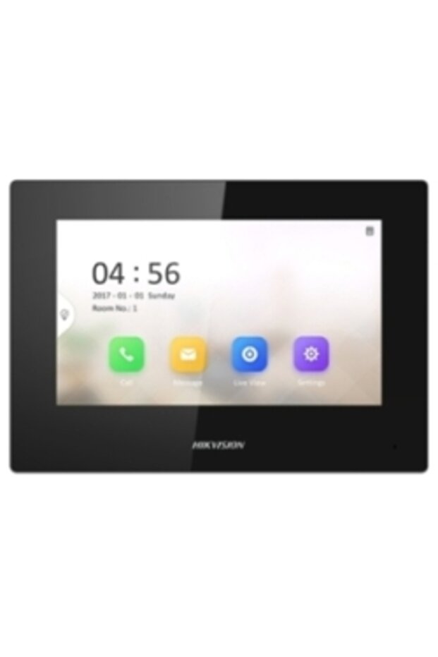 TCP/IP Video Intercom Monitor, 7-inch TFT LCD Touch Screen, PoE, DS-KH6320-LE1 - 3