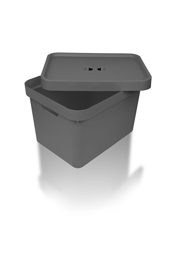 PRIME ORGANIZER W/COVER 18 LT GREY