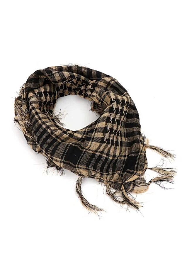 One Size 1pcs-Mud 1/2/3pcs Keffiyeh Shemagh Scarf Cotton Winter Shawl Neck Warmer Cover Head Wrap Wi