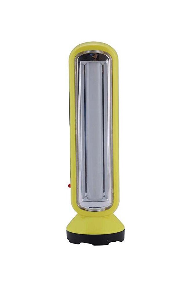 مصباح يدوي LED قابل لإعادة الشحن مع فانوس طوارئ - ألوان متنوعة