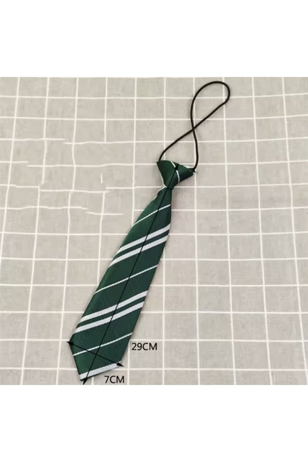 1 Halloween Movie Wizarding Academy Boys Girls Harris Stripe Tie Cosplay Magic School Costume Acces.