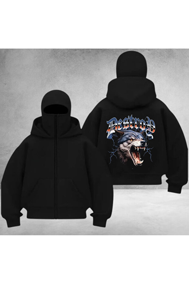 Back Printed Unisex Ninja Hoodie