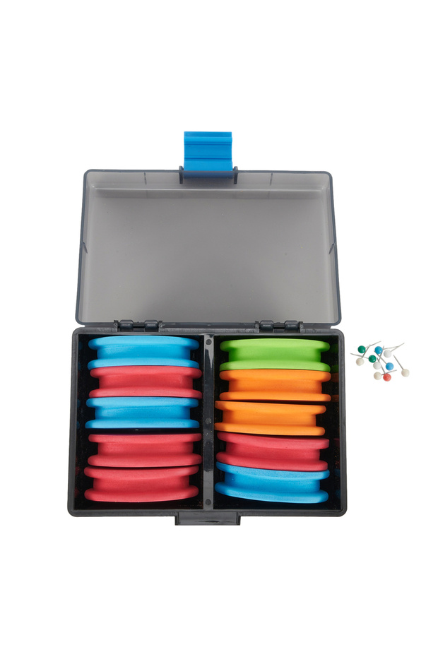 A 20pcs/Box EVA Foam Spools Carp Fishing Rig Winders Line Leader With Pins Wire Board Winding Line .